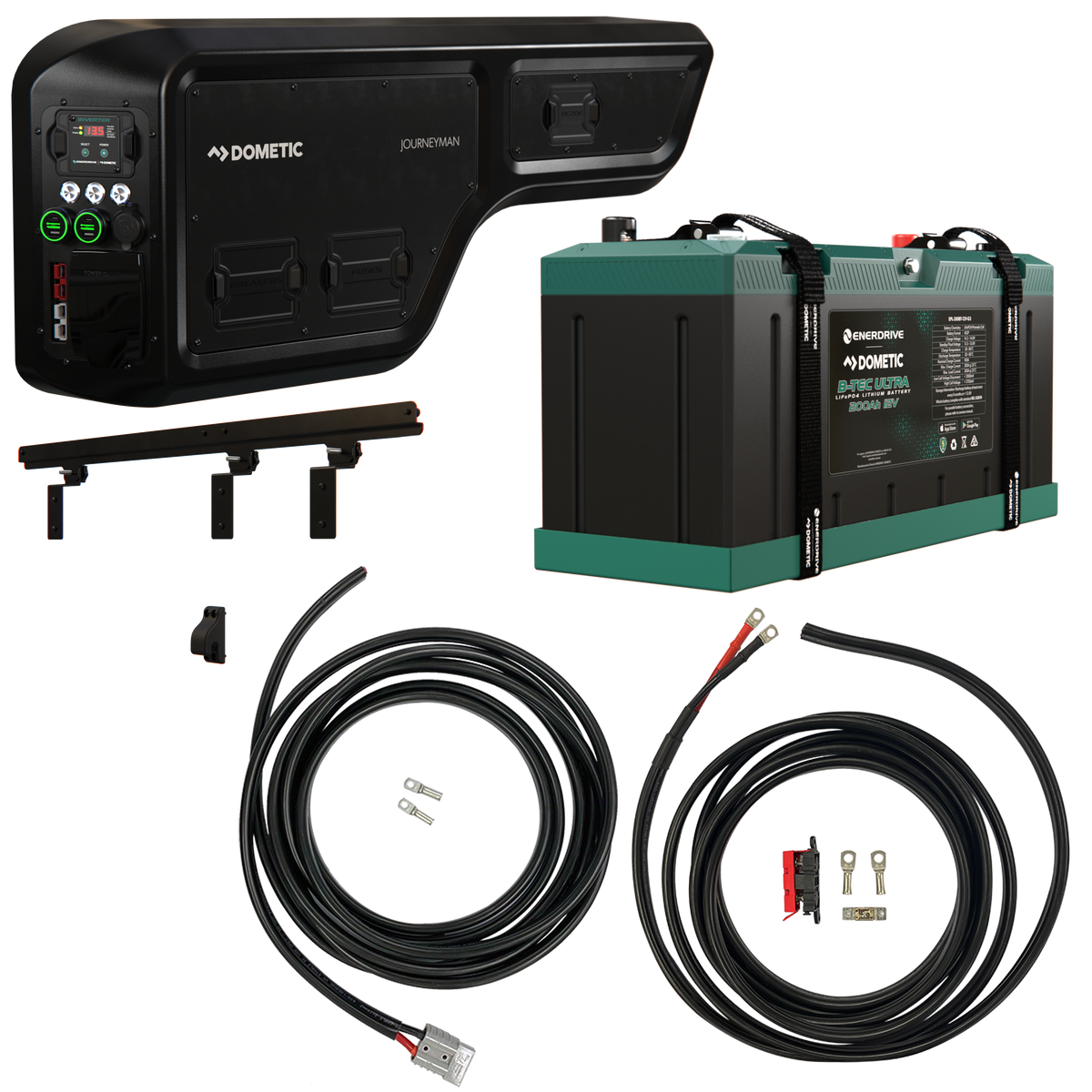 Dometic Journeyman Ute Tub Power System Bundle with 200Ah Battery