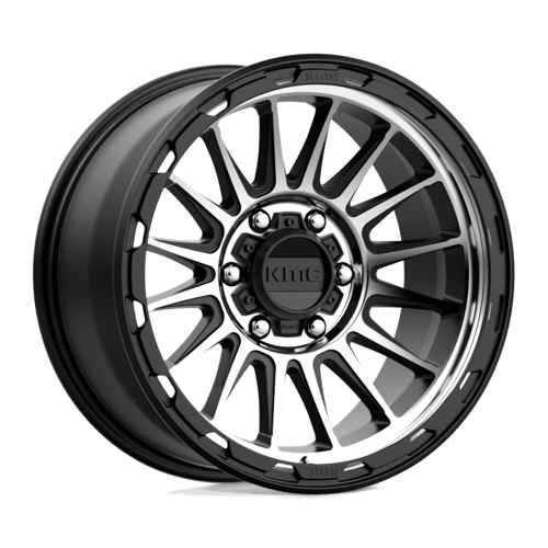 KMC KM542 IMPACT SATIN BLACK MACHINED wheel