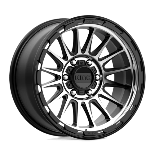 KMC KM542 IMPACT | SATIN BLACK MACHINED wheel