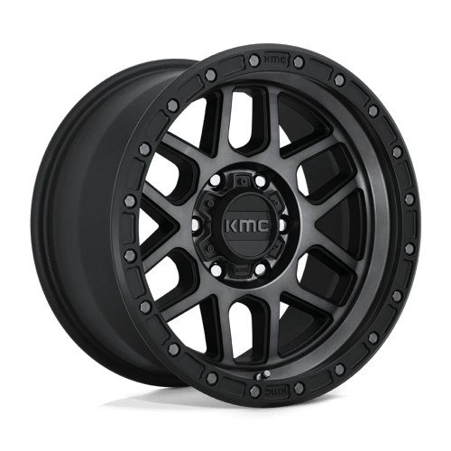 KMC KM544 MESA SATIN BLACK W/ GRAY TINT wheel