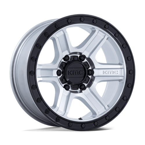 KMC KM551 OUTRUN | MACHINED W/ GLOSS BLACK LIP wheel