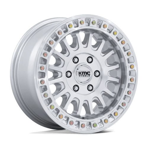 KMC KM552 IMS GLOSS SILVER W/ MACHINED FACE wheel