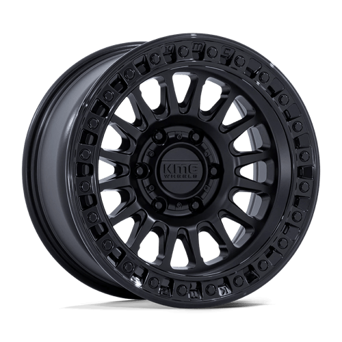 KMC KM552 IMS | MATTE BLACK W/ GLOSS BLACK LIP