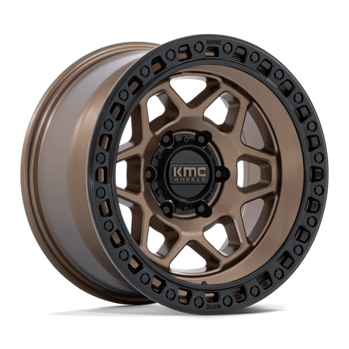 KMC KM553 TORX | MATTE BRONZE W/ GLOSS BLACK LIP wheel