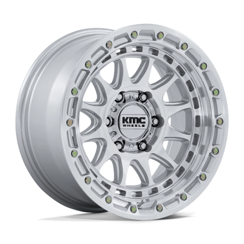 KMC KM556 CRUX | GLOSS SILVER W/ MACHINED FACE wheel