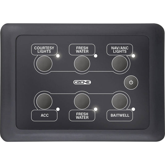 CZone 6-Way Waterproof Keypad 3x2 (Landscape)