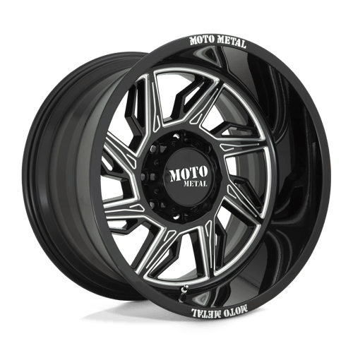 Moto Metal MO997 HURRICANE | GLOSS BLACK MILLED wheel