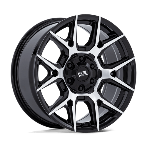 Moto Metal MO813 MASON GLOSS BLACK MACHINED wheel