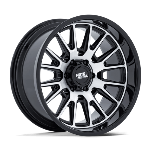 Moto Metal MO814 TEKTON GLOSS BLACK MACHINED wheel