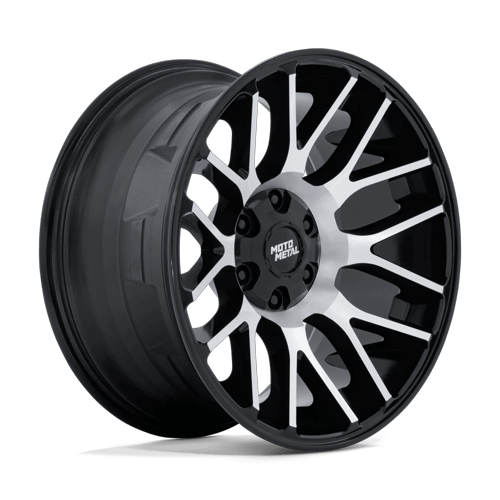 Moto Metal MO816 OVERLOOK | GLOSS BLACK W/ MACHINED FACE wheel