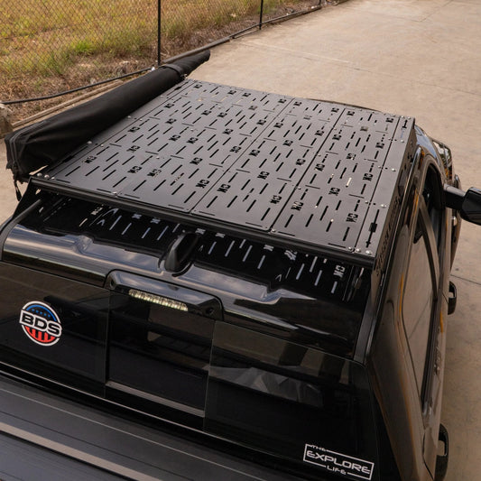 Outback Kitters Platform Plates to suit Adventure Rails MAX v2, Powdercoated Black, Set of 2 suits RAM 2500/3500 (2013-2025)