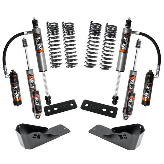 Outback Kitters 2" Lift Kit with FOX 2.5" Shocks, 40% Front, 20% Rear Coils suits RAM 2500 (2013-2026)