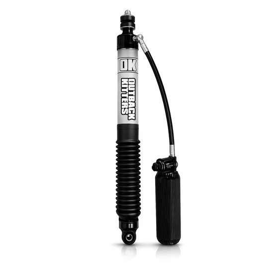 Outback Kitters Front 2.5" Remote Reservoir Shock, Compression Adjuster, Suits 4" Lift, Single suits RAM 3500 (2019-2026)