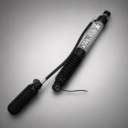 Outback Kitters Stock Height Shock Suspension Upgrade with 2.5" Remote Reservoir Adjustable Shocks