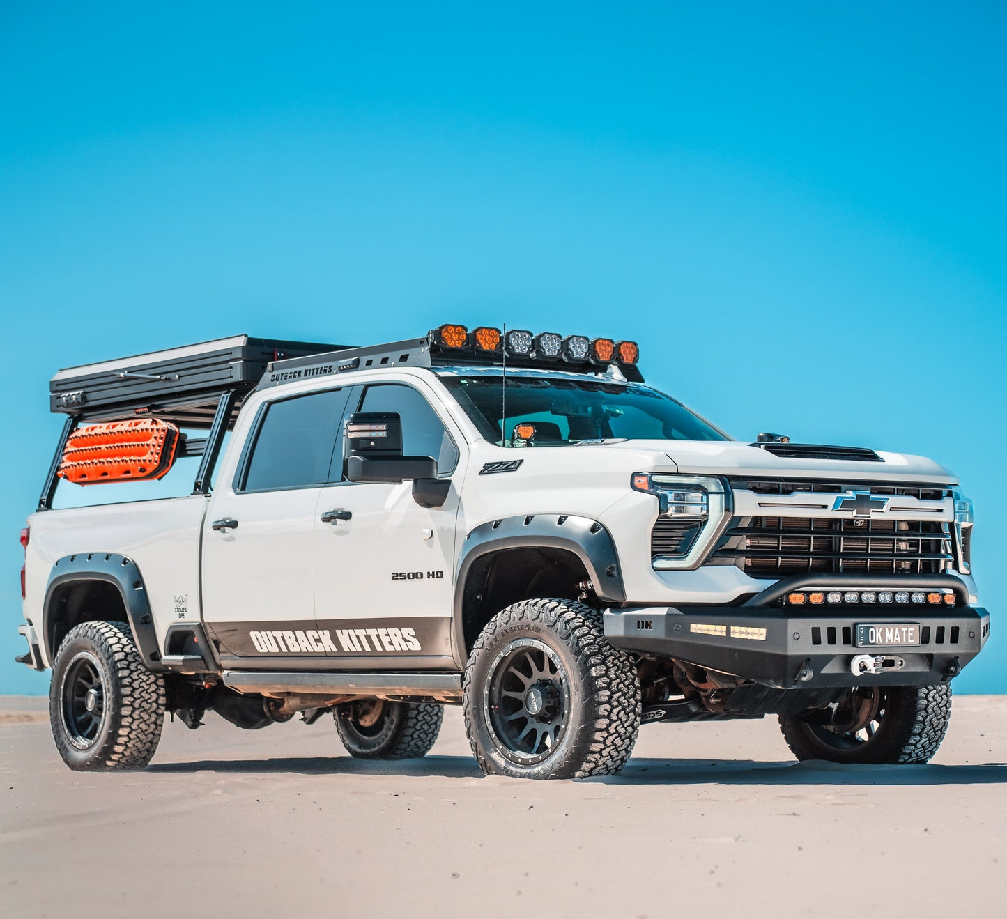 Outback Kitters Adventure Rails™ MAX Roof Rack for 2019+ Chev Silverado 1500