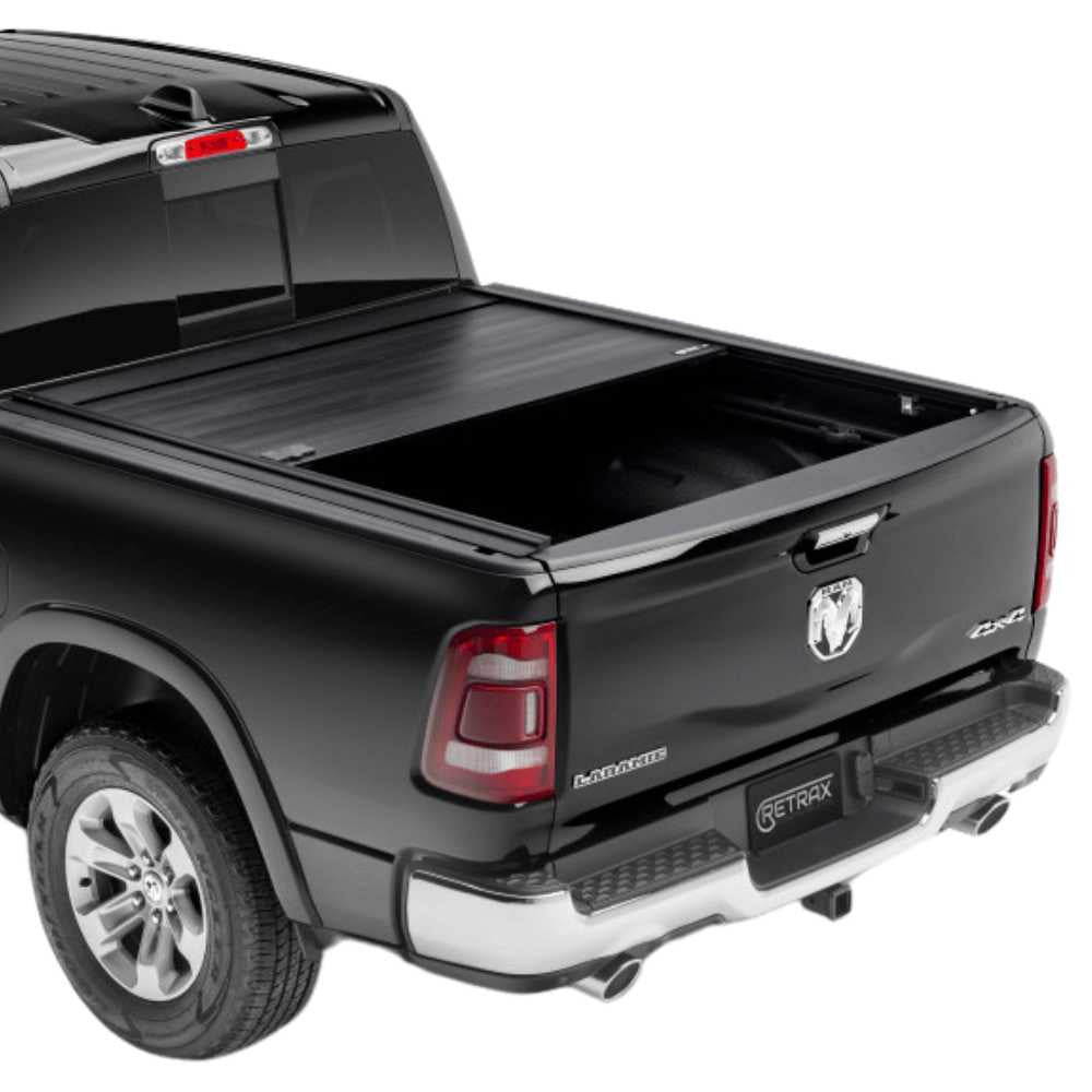Retrax POWERTRAXONE MX | Electric Polycarbonate Retractable Bed Cover | RAM 1500 DT 5'7' Crew Cab w/out RAMBOX