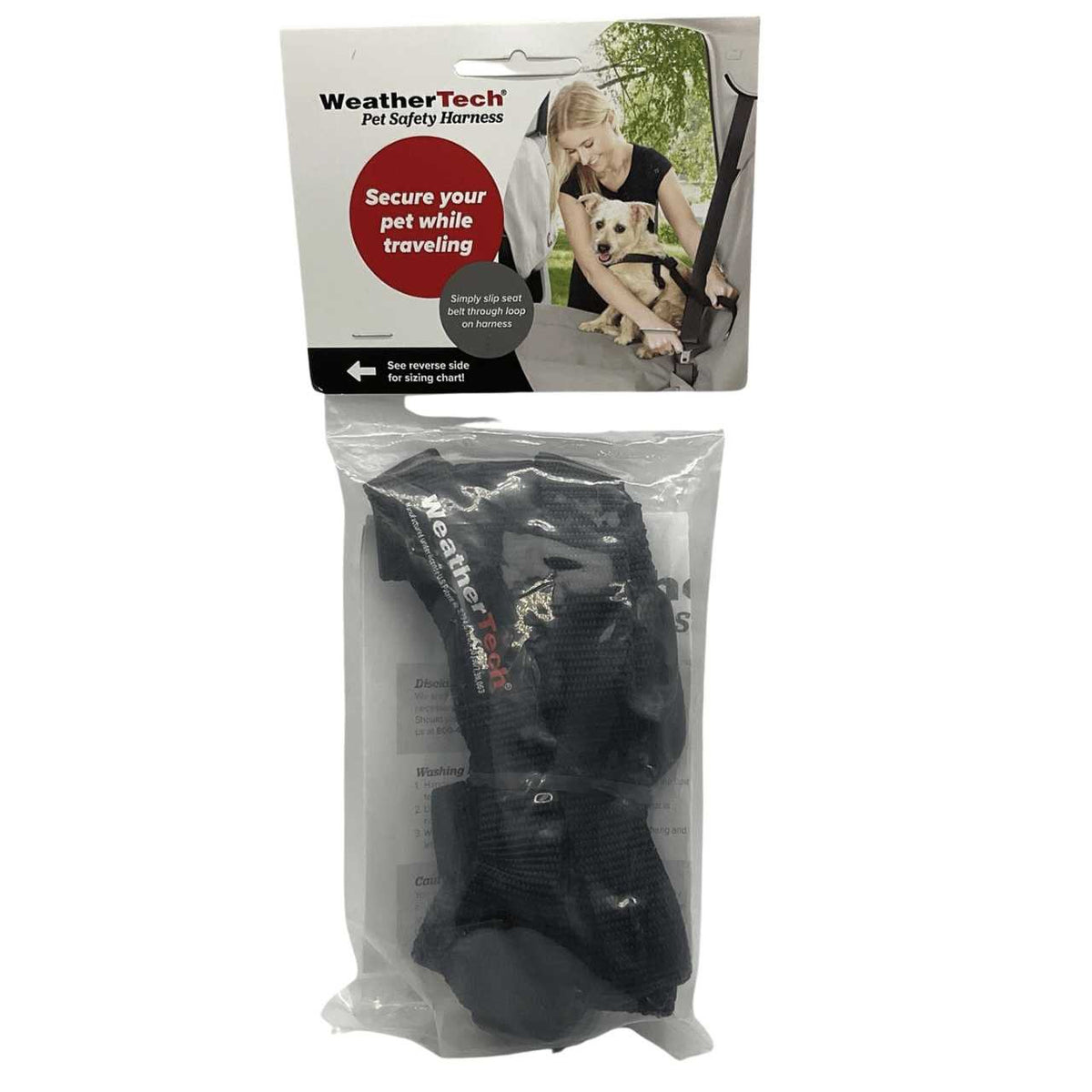 WeatherTech Pet Safety Harness | Adjustable Pet Dog Car Seat Belt Leash Travel Lead