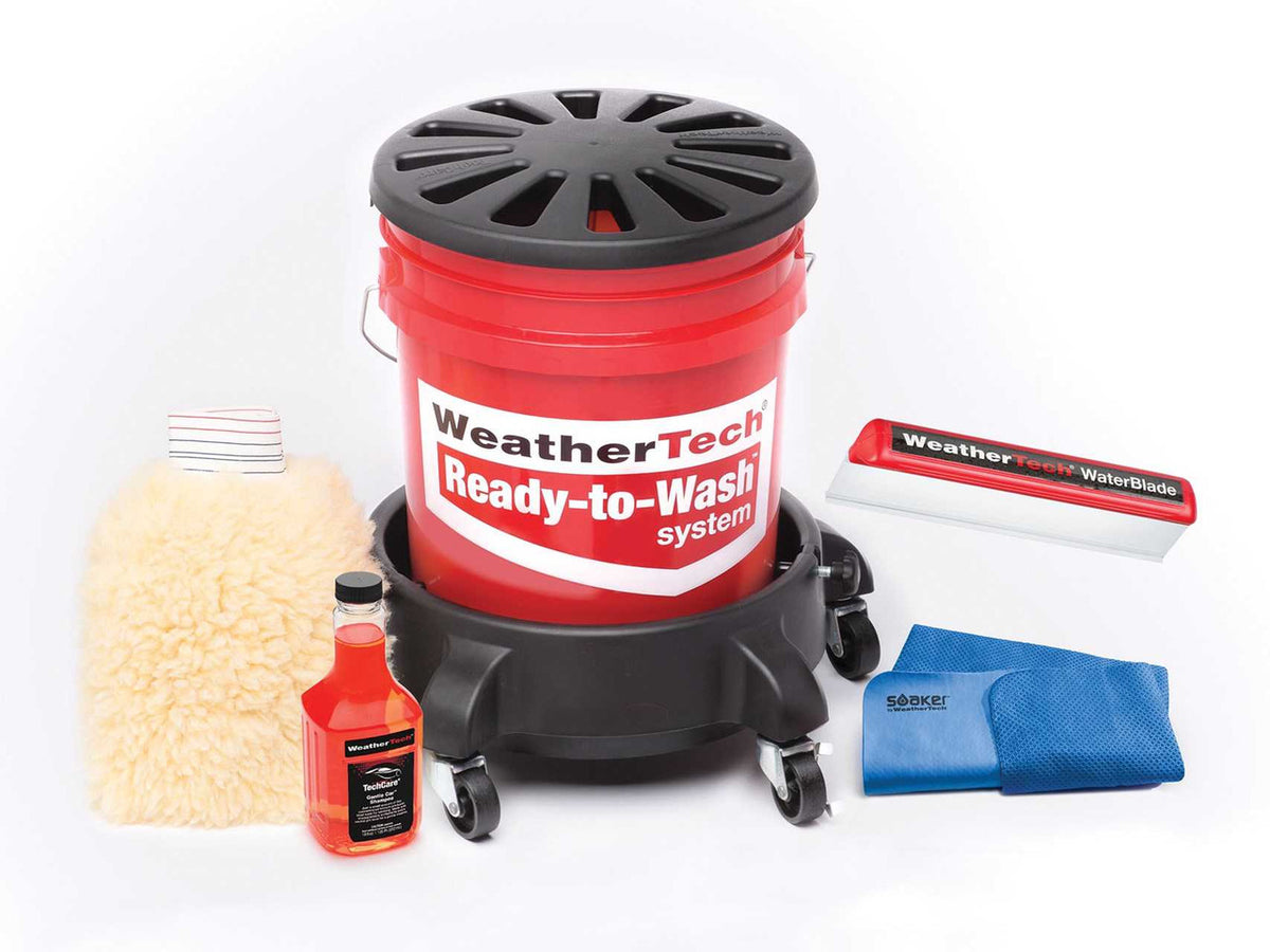 WeatherTech Ready-to-Wash "Just Add Water" Complete Set | Car Detailing Cleaning Washing Kit