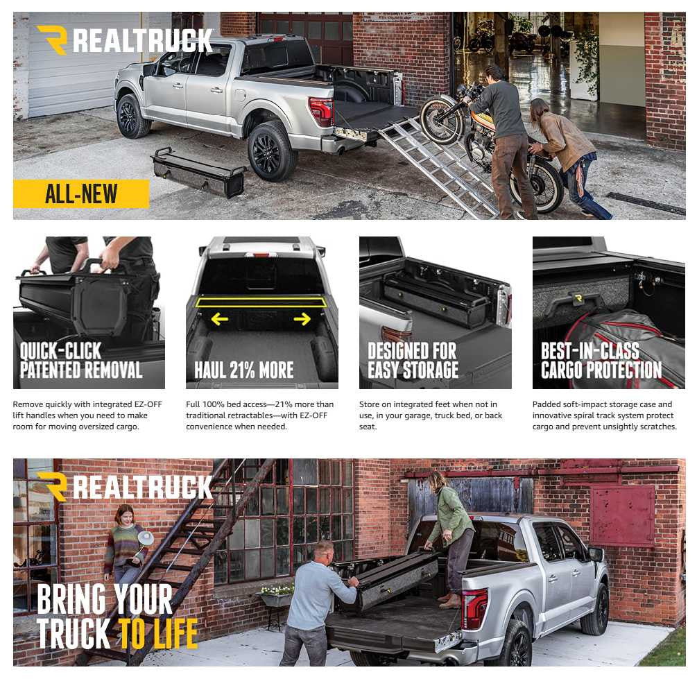 RealTruck RetraxPRO EZ-OFF FRC-4000 Retractable Manual Tonneau Cover w/T-Slot Rails | Chevrolet Silverado 1500 5'10" Bed (202