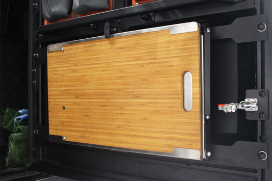 alu-cab Canopy Camper Rear Drop-Down Table & Mounting Bracket