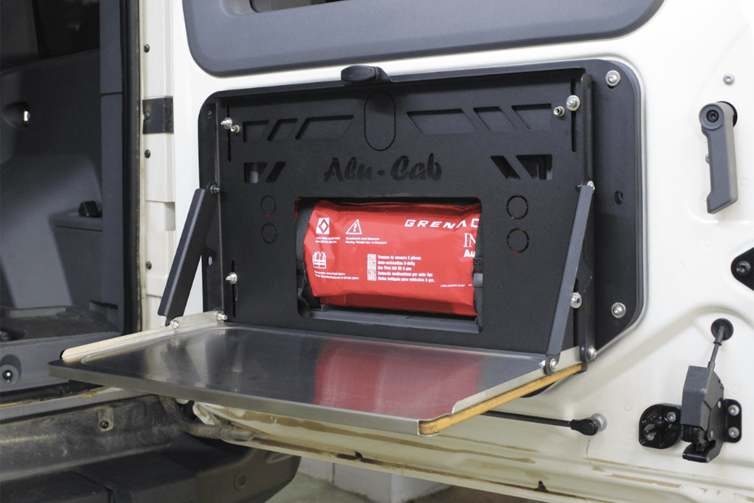 alu-cab 70 Series Rear Drop-Down Table & Mounting Bracket