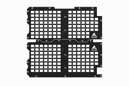 alu-cab Camper Rear Door Molle Plates