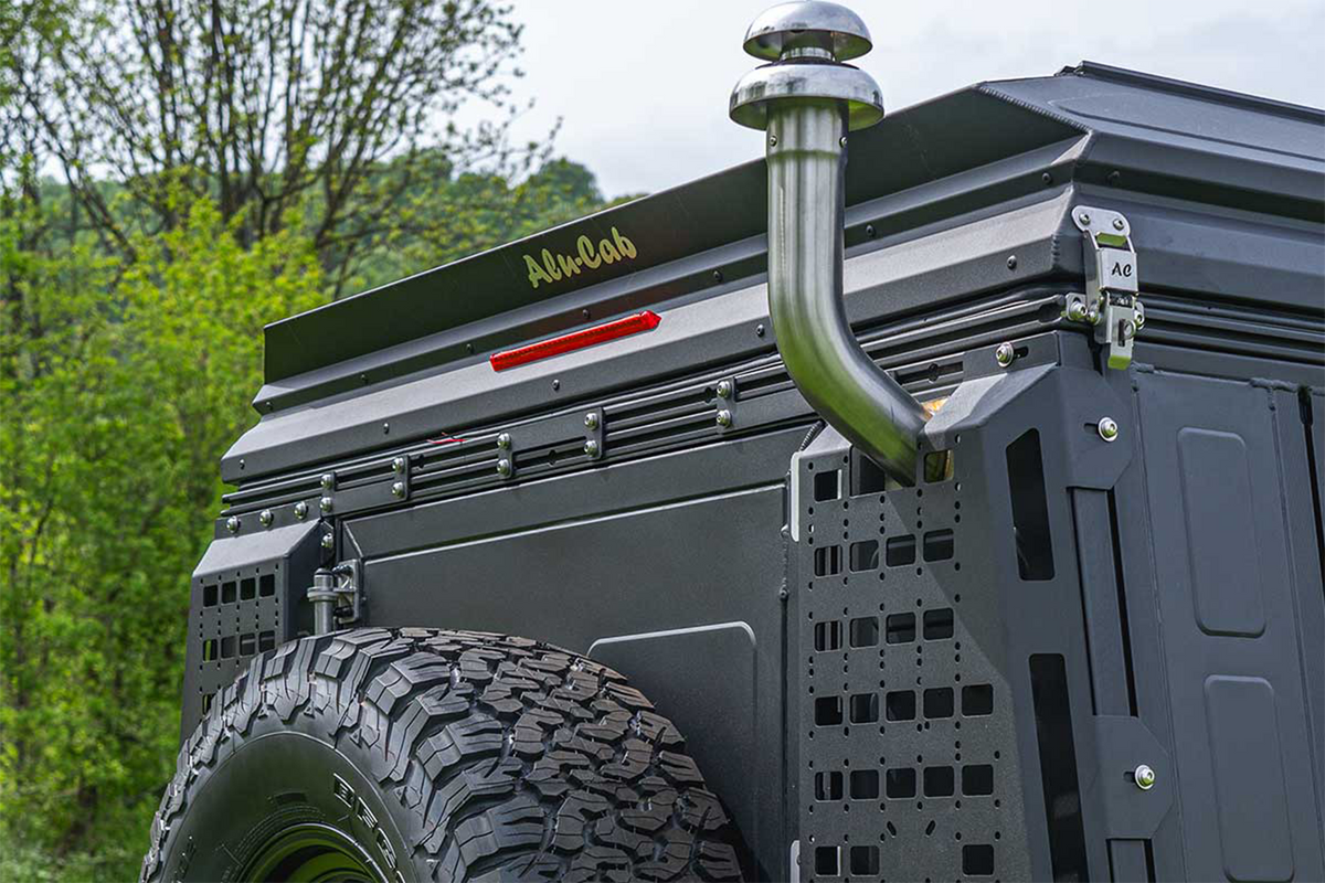 alu-cab Rear Exterior Fire Place Molle Plate