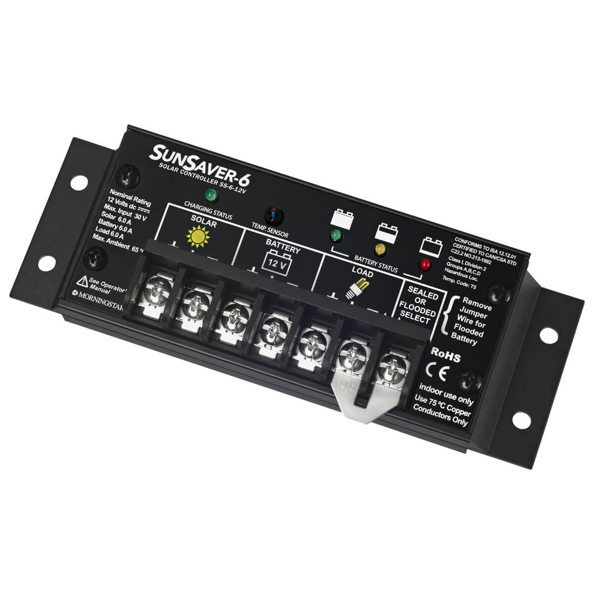Morningstar SunSaver Controller - SR-SS-20L-12V