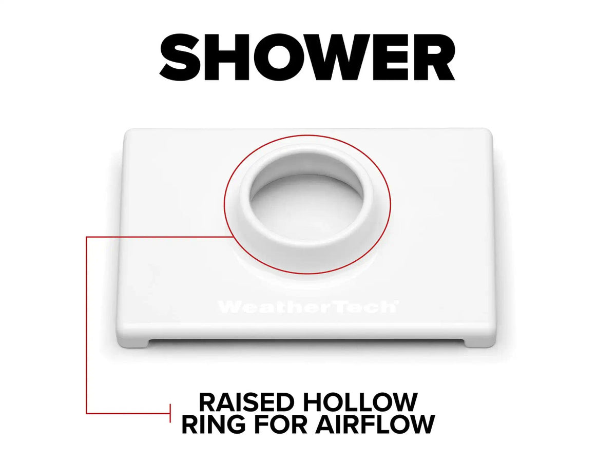 WeatherTech SoapSaver Soap Dish - Shower, White