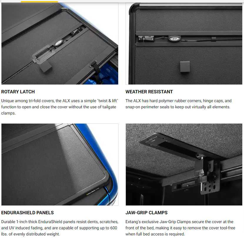 Extang Solid Fold ALX Hard Folding Tonneau Cover | Fits Ford F-150 6'5 2023+