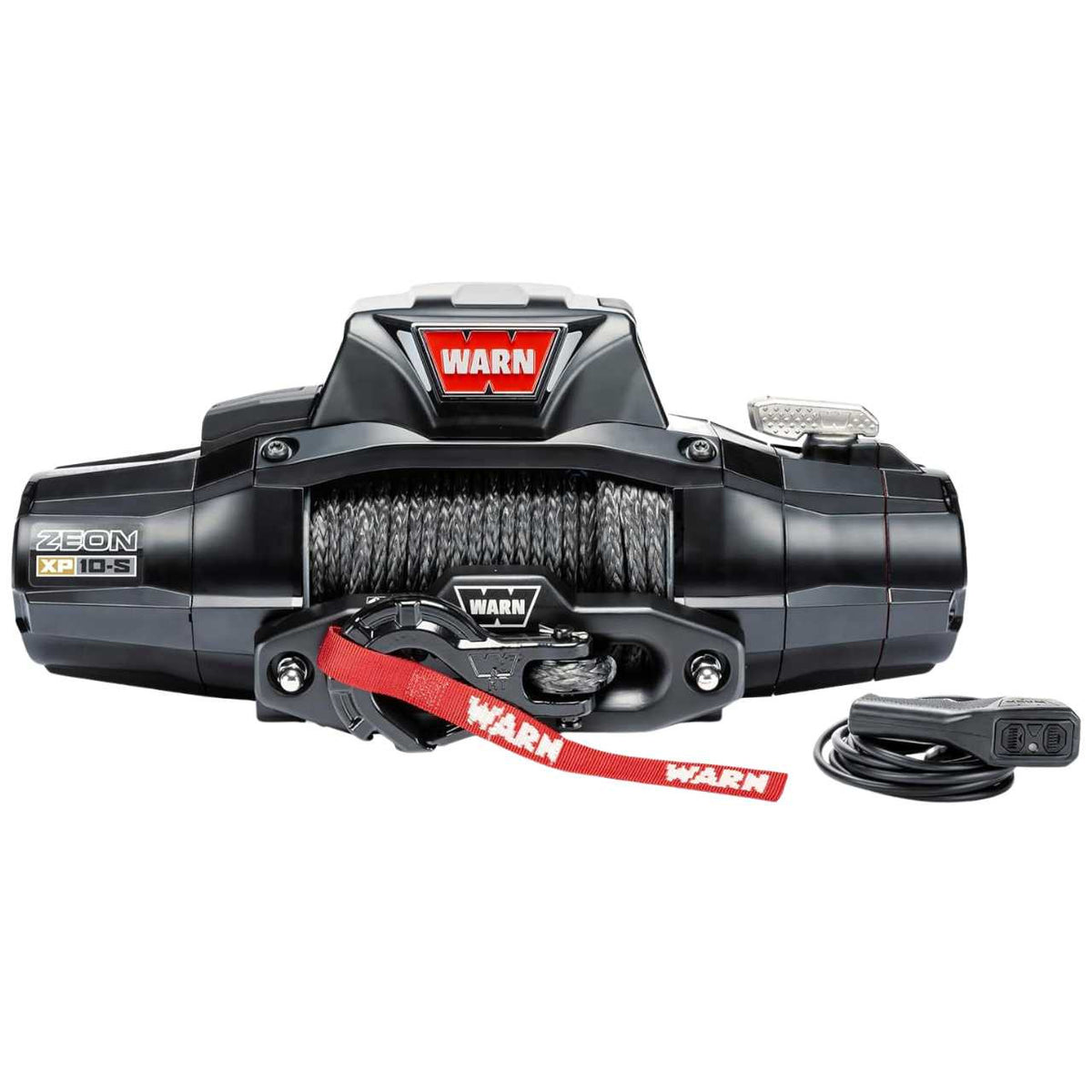 WARN ZEON XP 10-S 10,000lbs 12V Electric Winch | 100’ of 3/8” Spydura Synthetic Rope | 110100