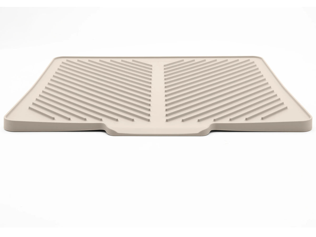 WeatherTech Dish Mat Drain | Drip Dry Dish Drying Mats - Sand