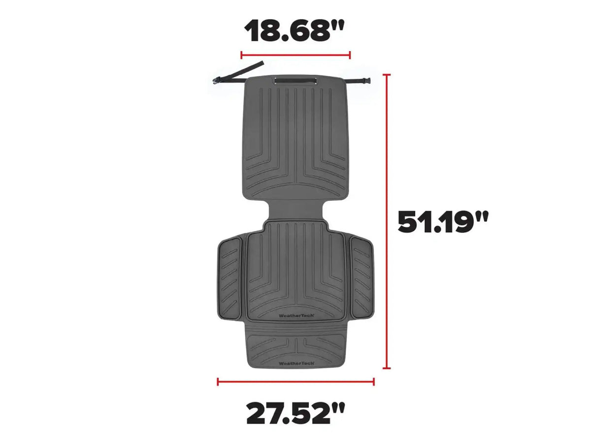 Weathertech Child Car Seat Protector with Seat Back - Black