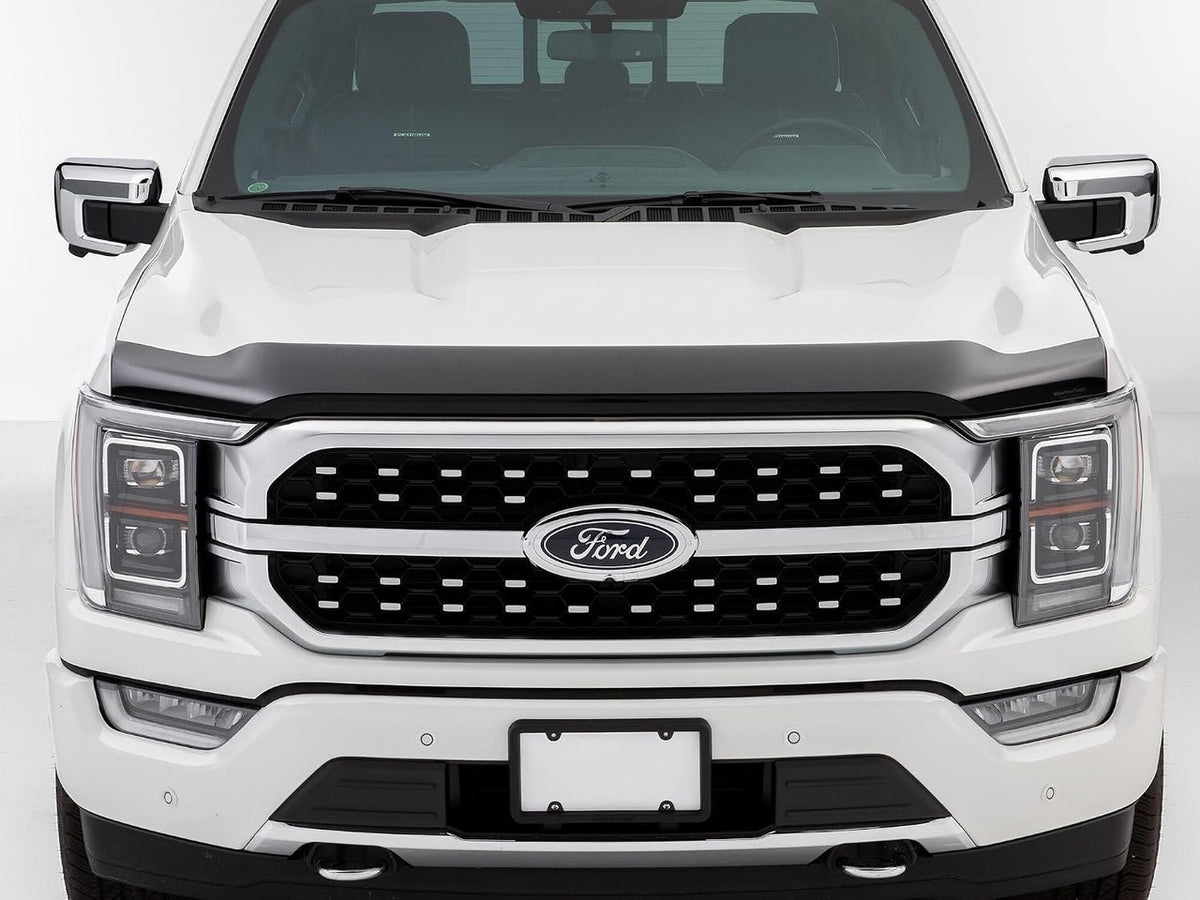 WeatherTech Hood Protector Low-Profile Hood Shield | Ford F-150 - Dark Tint (2023+)
