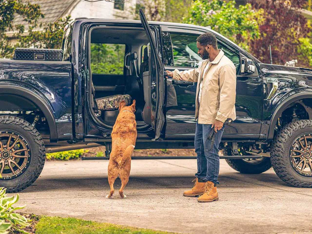 AMP Research PowerStep Smart Electric Running Boards | Power-Retractable Side Steps | Chevrolet Silverado 1500/2500HD (2022+)