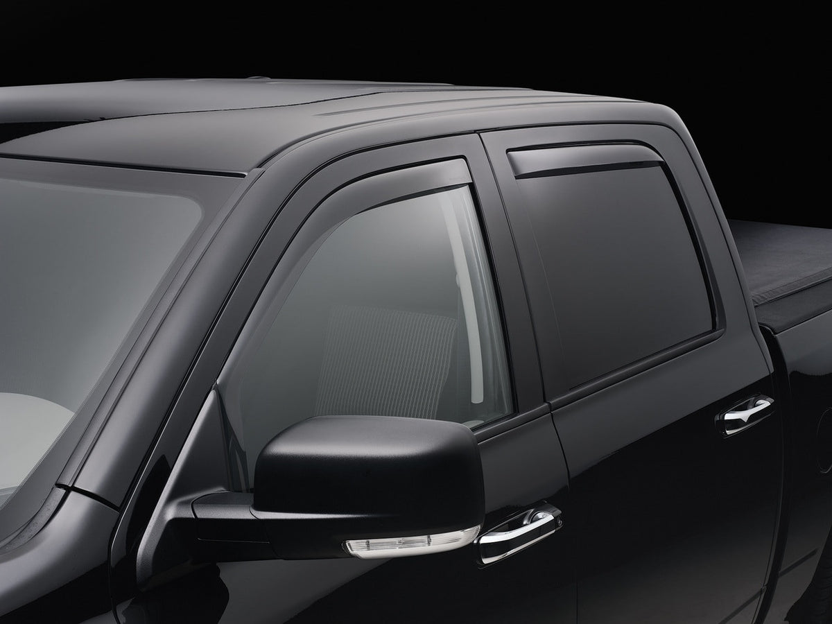 WeatherTech Side Window Deflector Front & Rear Set | Ford F-150/250/350 SuperCrew (Crew Cab) 2021+
