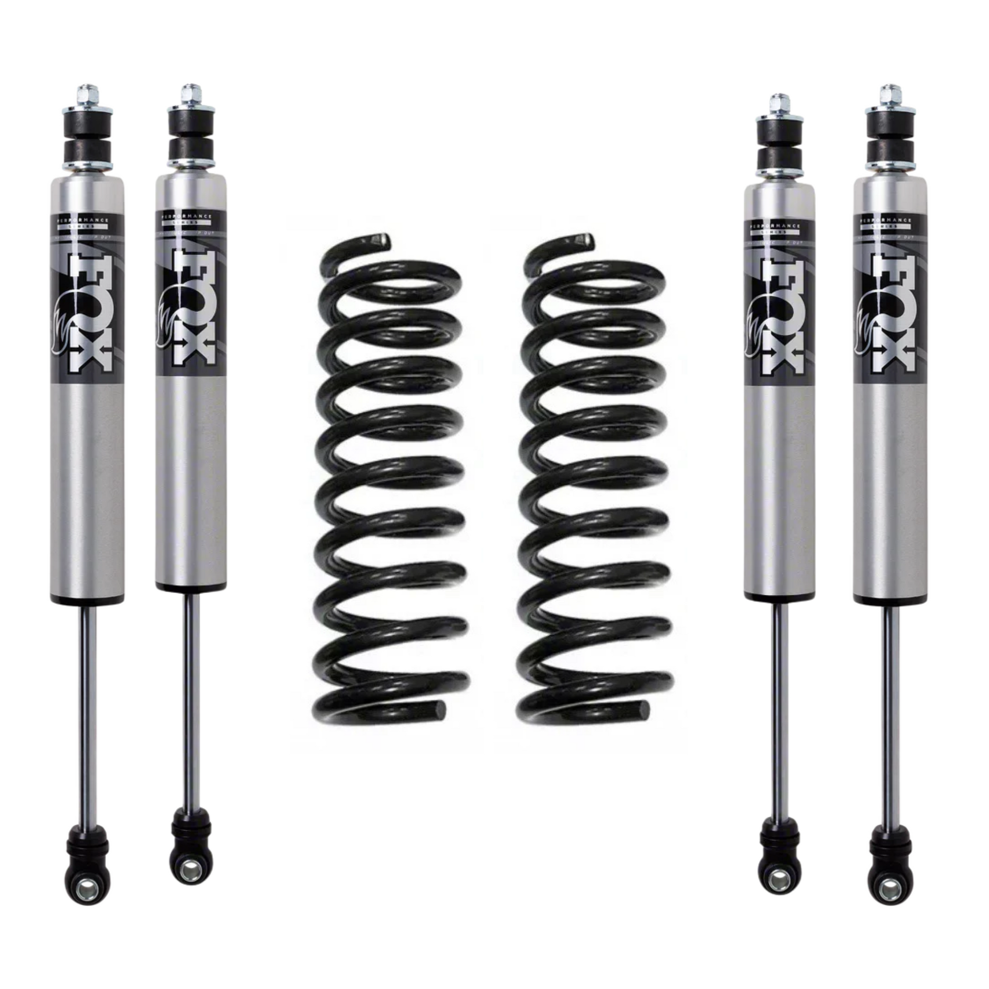 2" Levelling Kit with Fox 2.5 HTO Shocks, 2" Front Coils & 1" Rear Coils