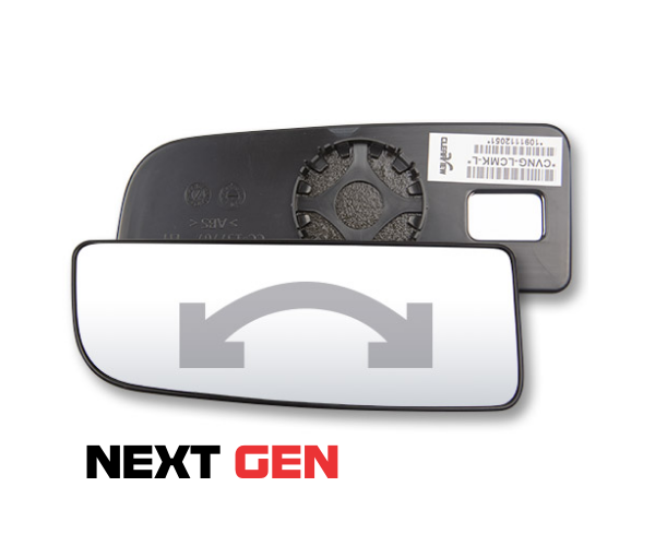 Clearview Next Gen mirror Lower Convex Mirror Kit [Next Gen] – component illustration