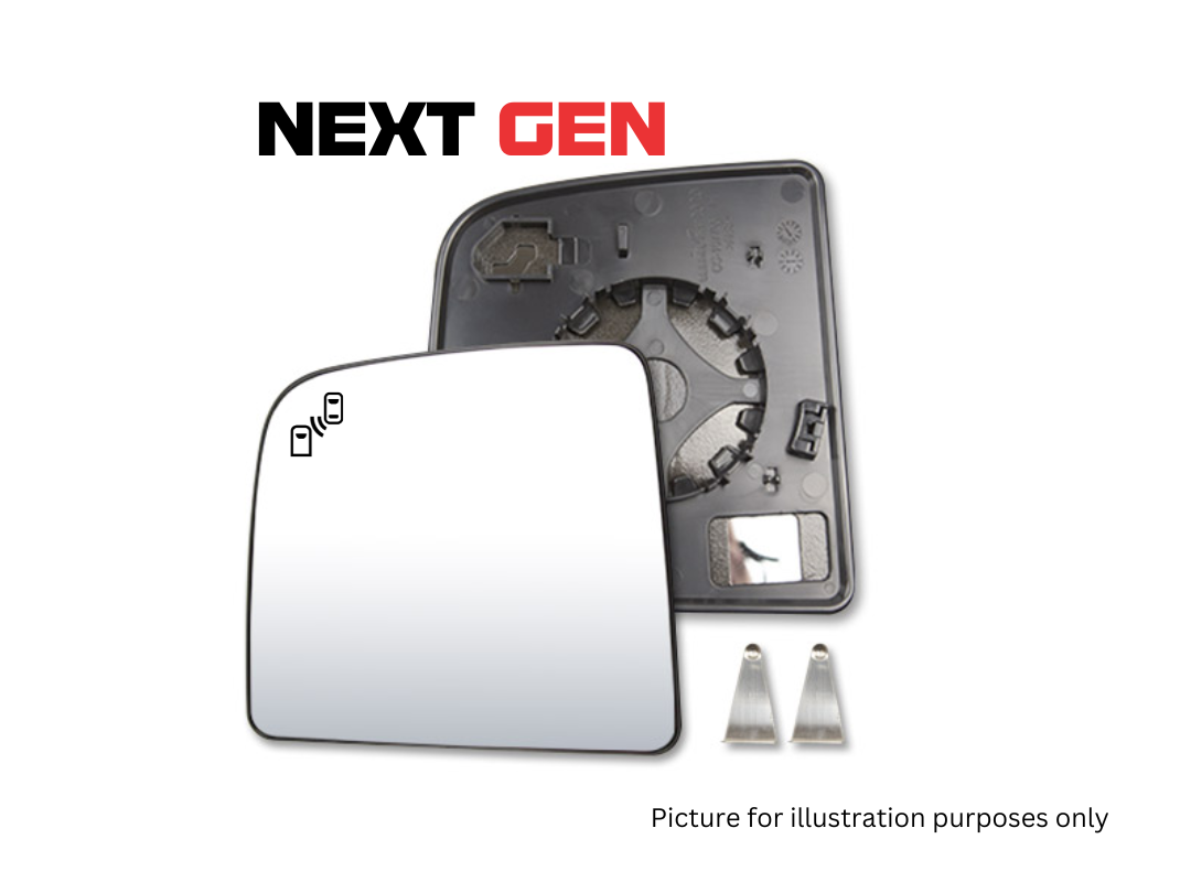 Clearview Next Gen mirror Upper Flat Mirror Kit [Next Gen; BSM] – component illustration