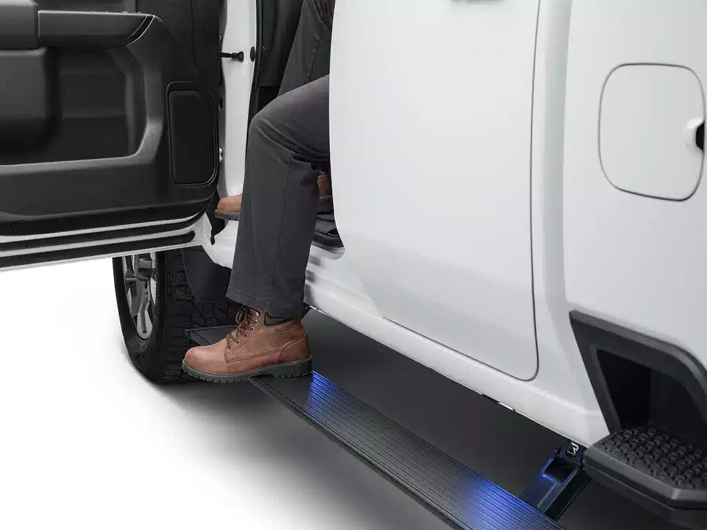AMP Research PowerStep Electric Running Boards | Power-Retractable Side Steps | RAM 1500 DT (up to 2025) Excludes Hurricane E