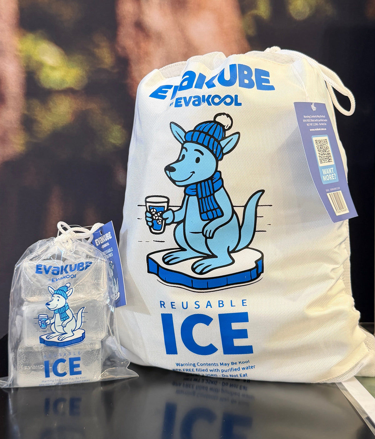 EvaKool EvaKube Reusable Ice Cubes (6 Cubes)