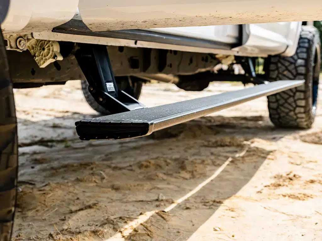 AMP Research PowerStep Xtreme Electric Running Boards | Power-Retractable Side Steps | RAM 1500 DT (up to 2025) Excludes Hurr