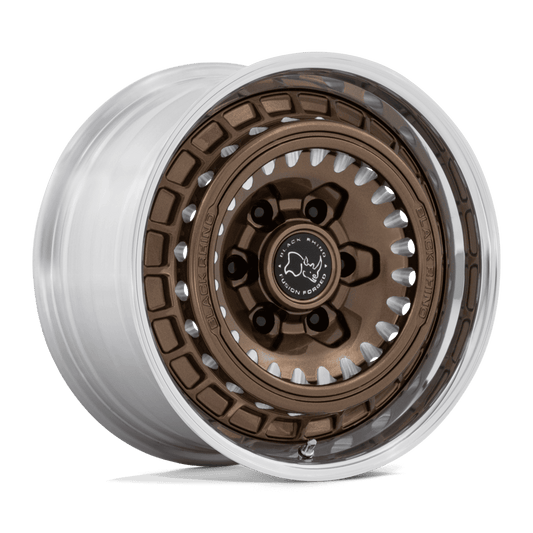 Black Rhino BR601 BASTION GLOSS BRONZE MILLED W/ POLISHED LIP wheel