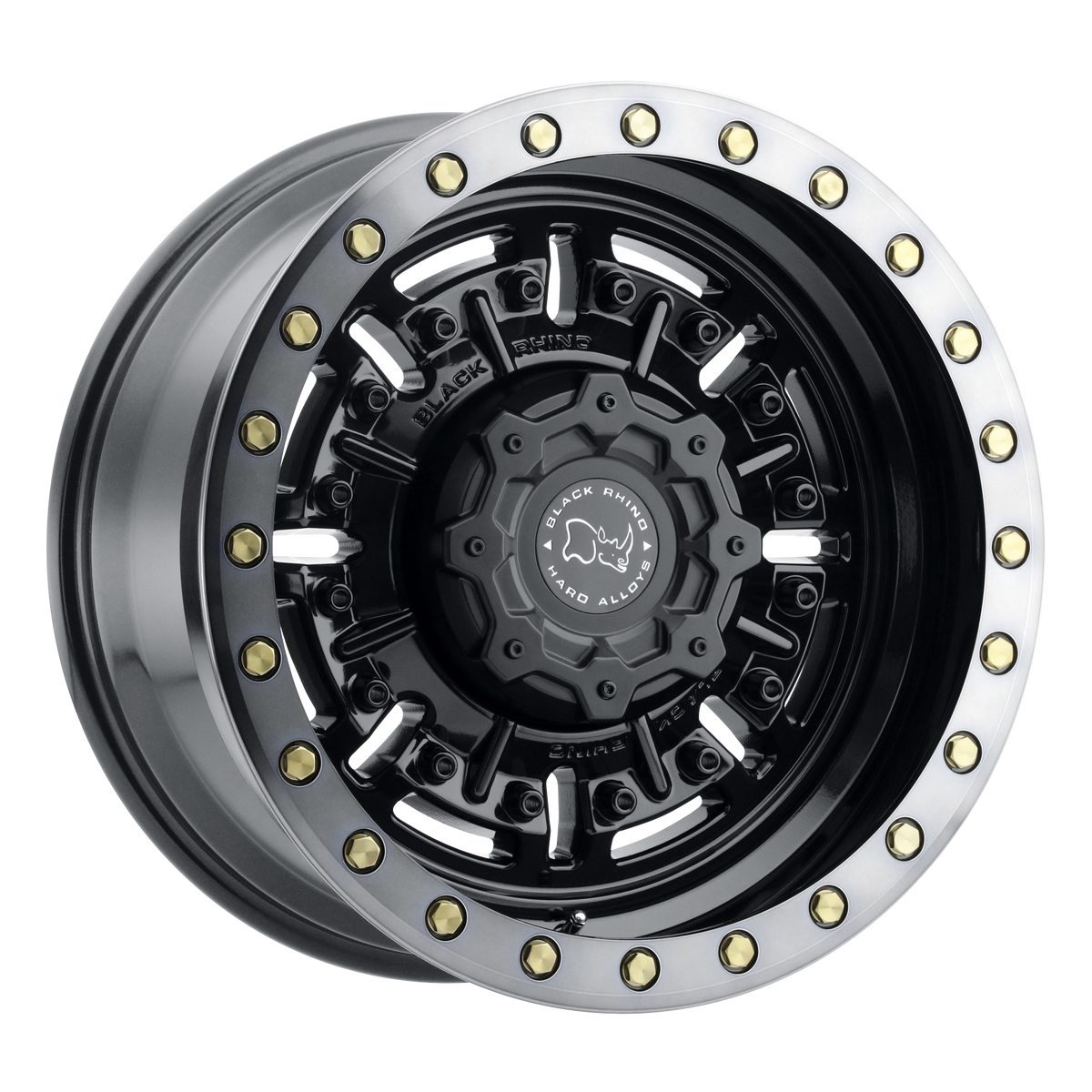 Black Rhino ABRAMS | GLOSS GUN BLACK W/ MACHINED DARK TINT wheel