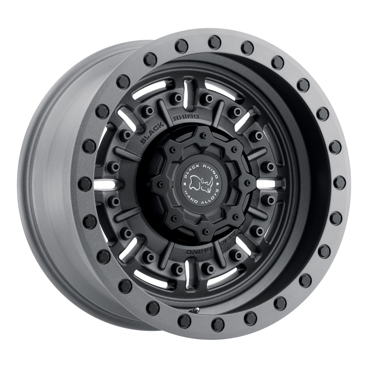 Black Rhino ABRAMS TEXTURED MATTE GUNMETAL wheel