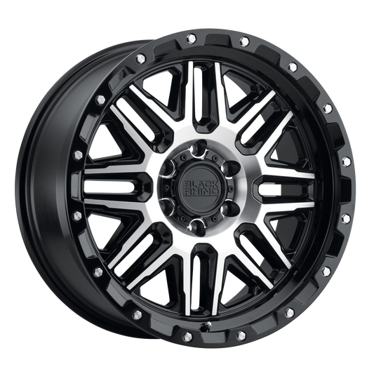 Black Rhino ALAMO GLOSS BLACK W/ MACHINED FACE wheel
