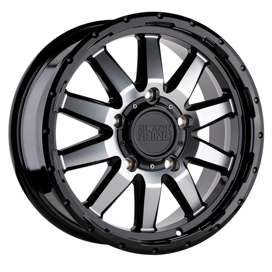 Black Rhino EXCURSION | GLOSS BLACK W/ MIRROR CUT FACE wheel