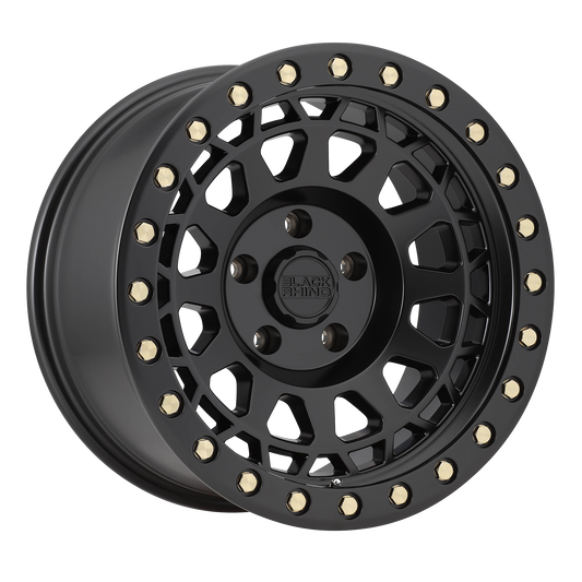 Black Rhino PRIMM | MATTE BLACK W/ BRASS BOLTS wheel