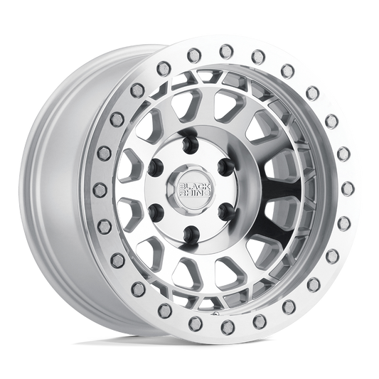 Black Rhino PRIMM BEADLOCK | SILVER W/ MIRROR FACE & MACHINED RING wheel