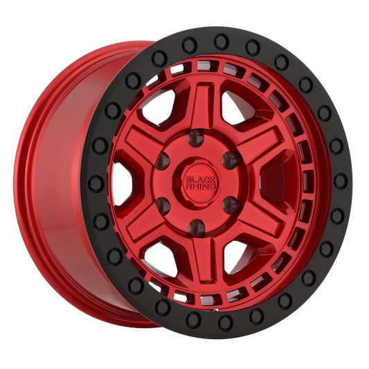 Black Rhino RENO | CANDY RED W/ BLACK RING wheel